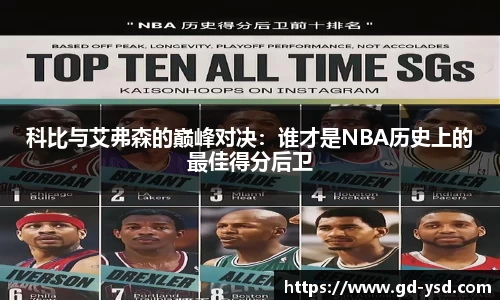 科比与艾弗森的巅峰对决：谁才是NBA历史上的最佳得分后卫